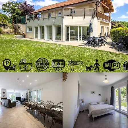 Дом отдыха Grand Nature A - Clim, Jardin Prive & Terrasse - 7 Lits Jezainville