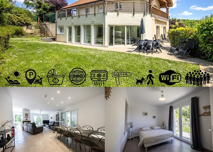 Дом отдыха Grand Nature A - Clim, Jardin Prive & Terrasse - 7 Lits Jezainville